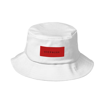 Red Patch Bucket Hat