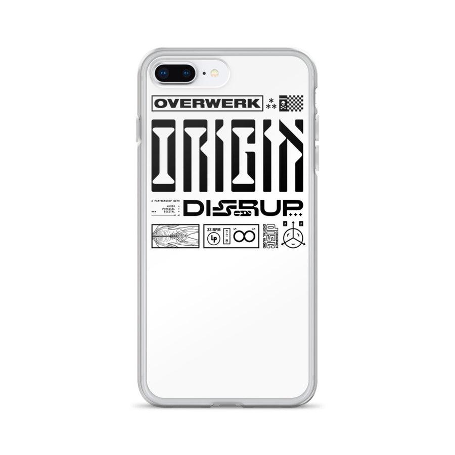 ORIGIN iPhone Case Clear/White
